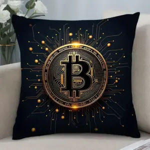 Bitcoin pute 45x45 cm